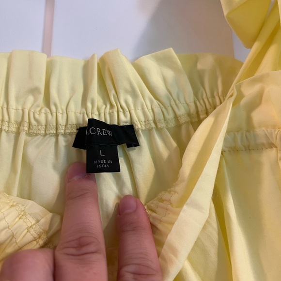 J Crew Tie Shoulder Poplin Dress - Picture 6 of 6